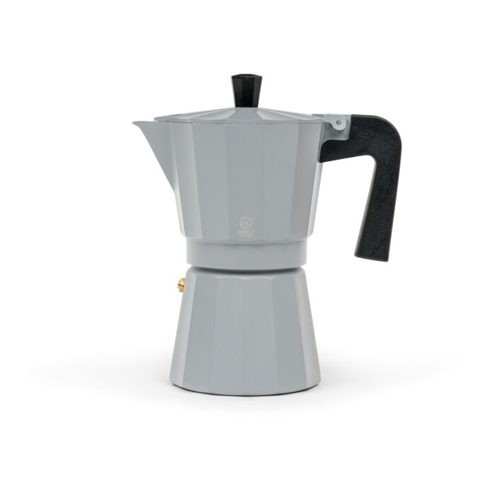 Leopold Vienna Espressomaker Moshi - Grijs - RVS/Aluminium - 6 kopjes