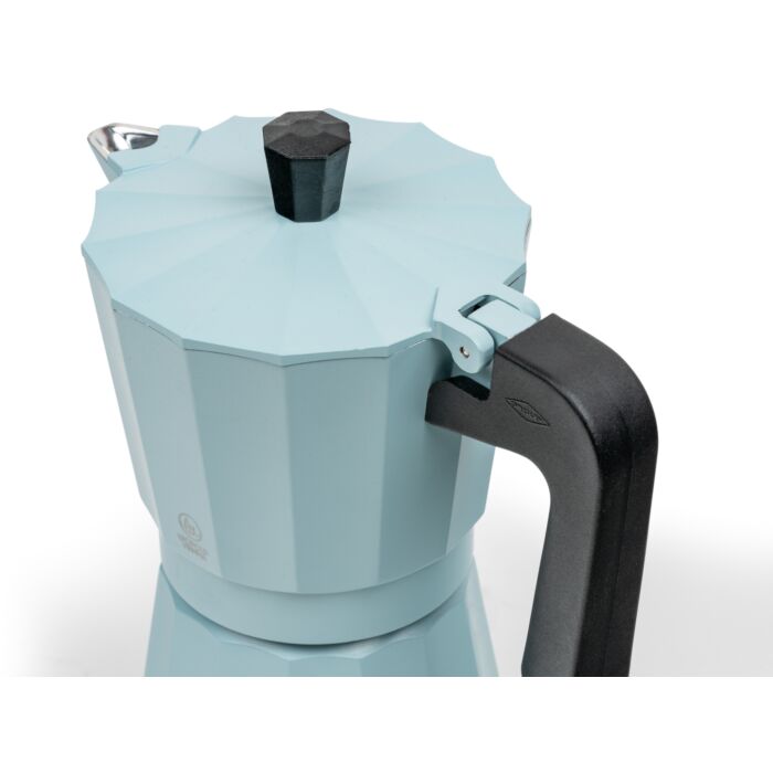 Leopold Vienna Espressomaker Moshi - Mint - RVS/Aluminium - 6 kopjes