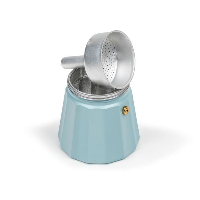 Leopold Vienna Espressomaker Moshi - Mint - RVS/Aluminium - 6 kopjes