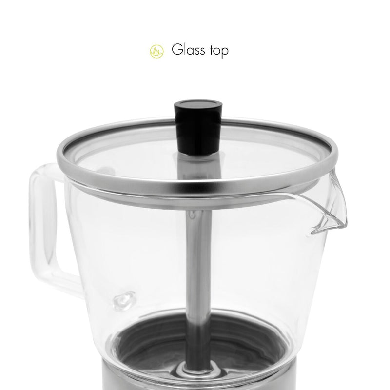 Leopold Vienna Espressomaker Otto - RVS - 4 kopjes