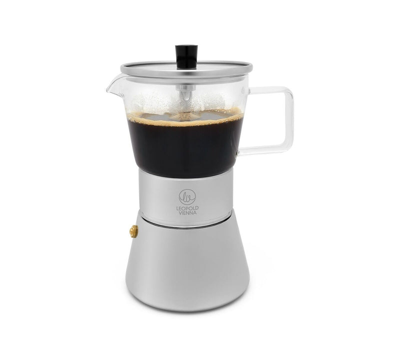 Leopold Vienna Espressomaker Otto - RVS - 4 kopjes