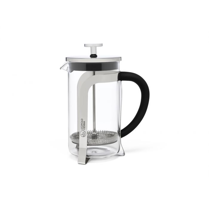 Leopold Vienna Shiny Koffie & Theemaker - Zilverkleurig - 600 ml