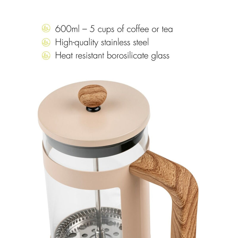 Leopold Vienna Franca Koffie & Theemaker - Zand - 600 ml