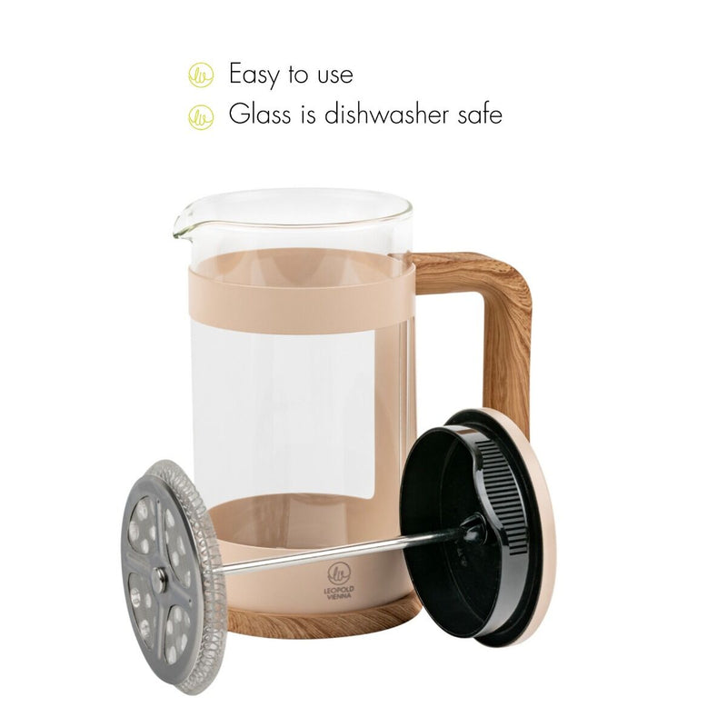 Leopold Vienna Franca Koffie & Theemaker - Zand - 600 ml