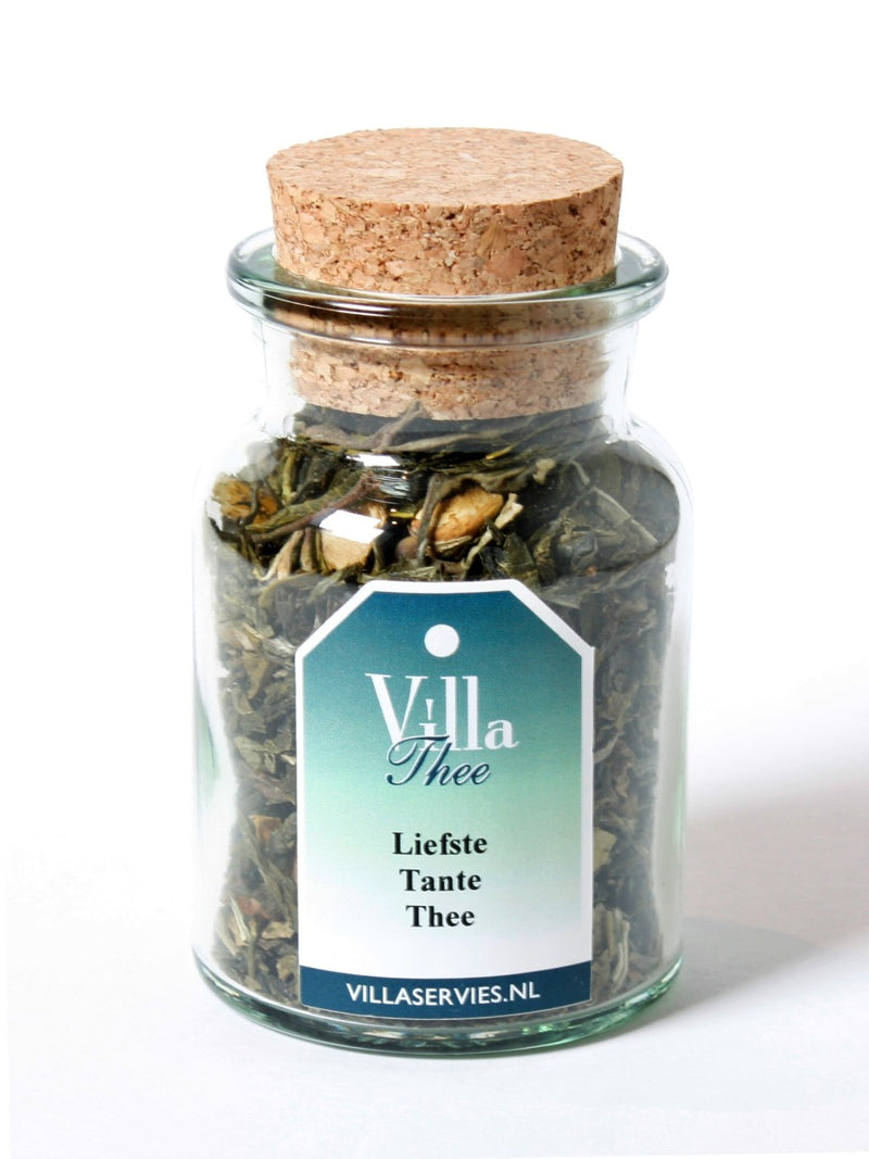 Liefste Tante Thee In Glazen Potje