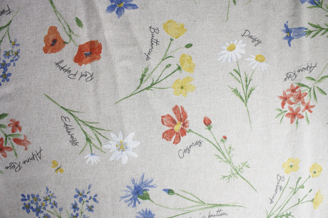 Marbella Tafelkleed - Gekleurde Bloemen - 80% Katoen - 20% Polyester - 180 cm x 140 cm