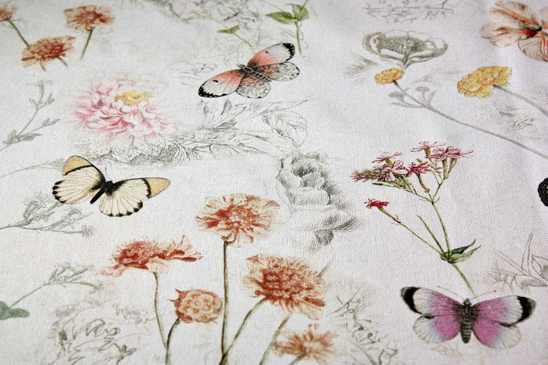 Marbella Tafelkleed - Vlinders - 80% Katoen - 20% Polyester - 250 cm x 140 cm