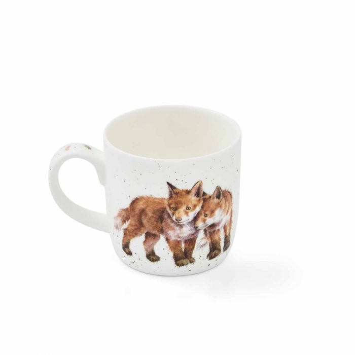 Wrendale Designs Born to be Wild Beker - Vos - Fine Bone China - 300 ml