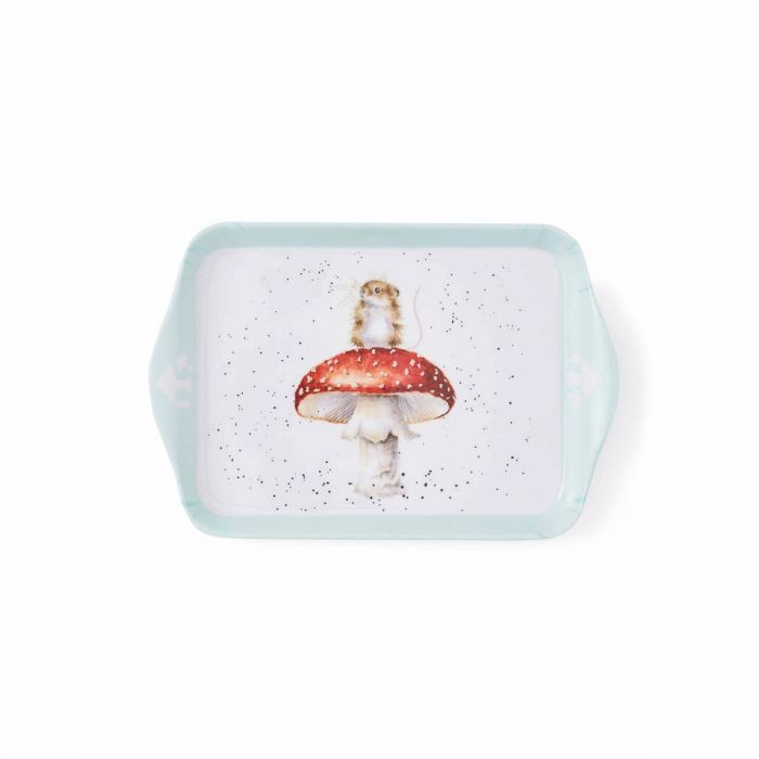 Wrendale Designs Mouse Scatter Dienblad - Muis - Melamine - 20,3 cm x 17,8 cm