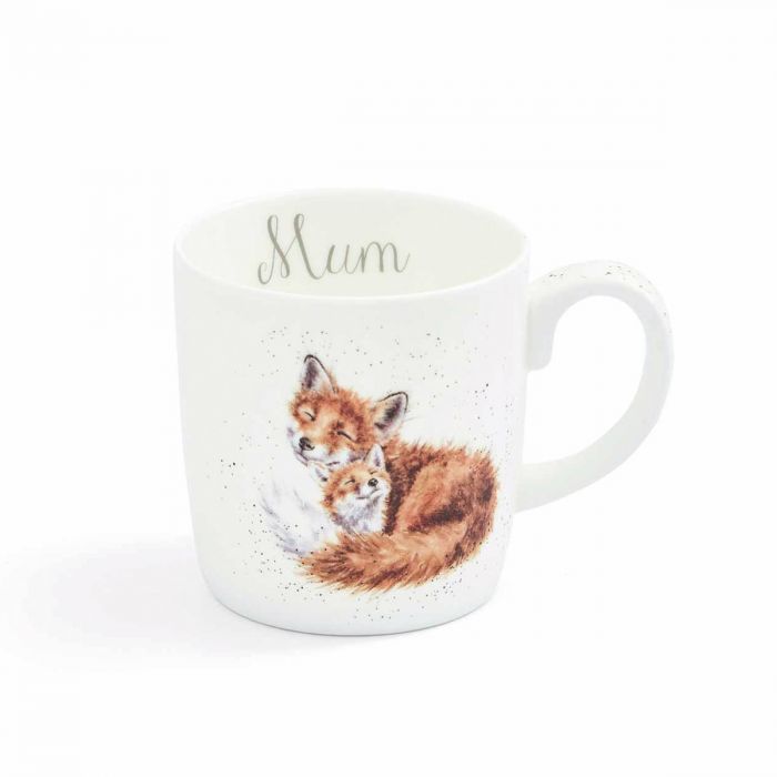 Wrendale Designs Mum Fox Beker - Vos - Fine Bone China - 400 ml