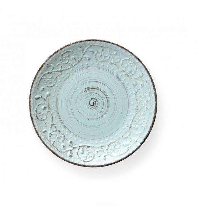 Brandani Serendipity Turchese Dinerbord - Turquoise - Aardewerk - Ø 27,5 cm