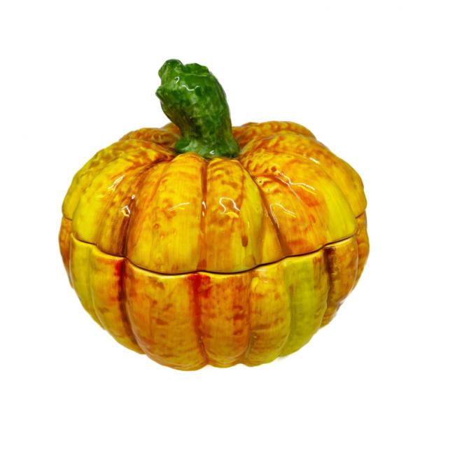 Piccobella Pompoen met Deksel - Keramiek - Ø 18 cm