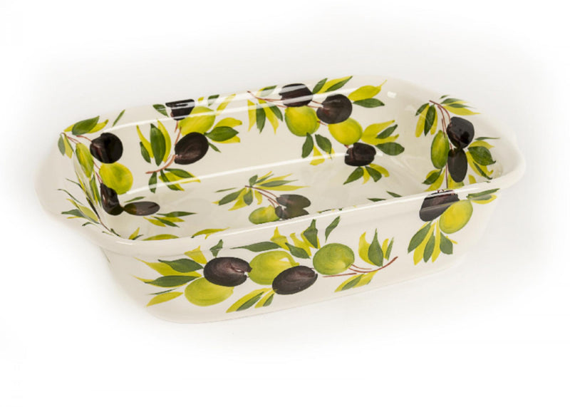 Piccobella Ovenschaal - Olijf - Keramiek - 30 cm x 19 cm