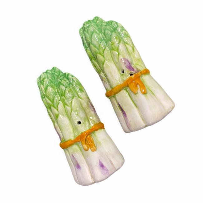 Piccobella Peper en Zout Stel Asperge - Groen - Keramiek