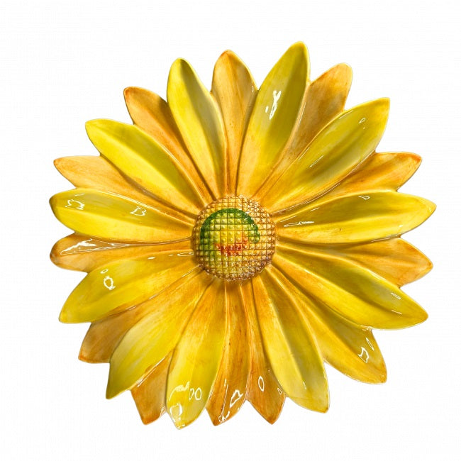 Piccobella Fiori Schaal - Geel - Keramiek - Ø 34 cm