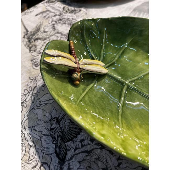 Piccobella Schaal - Libelle - Keramiek - 28 cm x 19 cm
