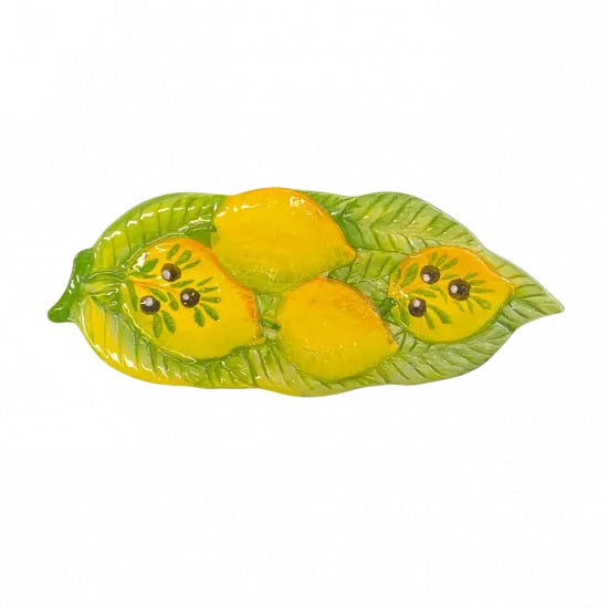 Piccobella Schaaltje - Citroen - Keramiek -  27,5 cm x 11 cm