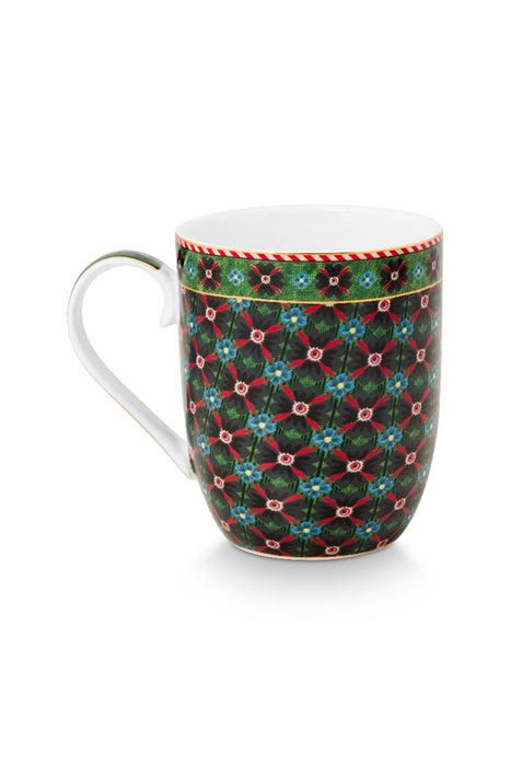 Pip Studio Clover Green Beker - Porselein - 145 ml