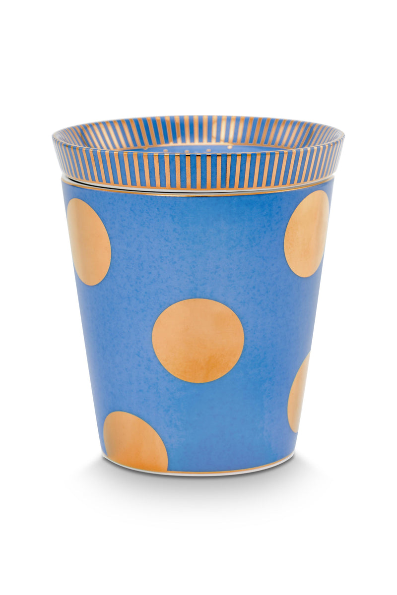 Pip Studio Dot Delight Light Blue Beker met Theetip - Porselein - 290 ml