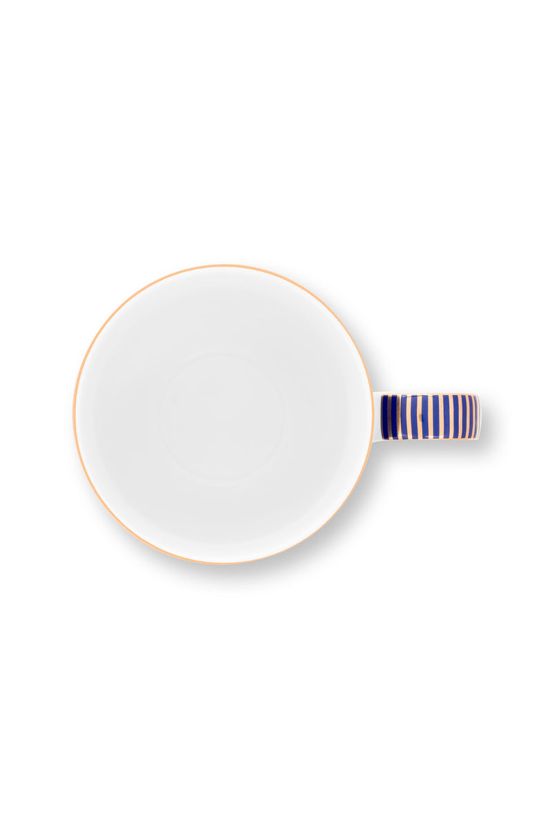 Pip Studio Dot Delight Navy-Gold Beker - Porselein - 380 ml