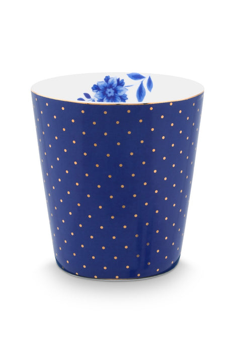Pip Studio Royal Dots Beker met Blue Theetip - Porselein - 230 ml