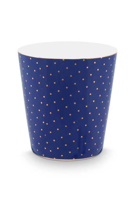 Pip Studio Royal Dots Beker met Blue Theetip - Porselein - 230 ml