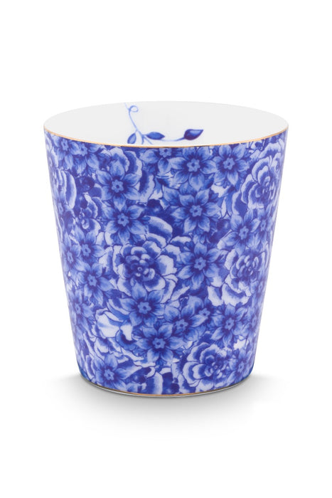 Pip Studio Royal Flower Beker met Blue Theetip - Porselein - 230 ml
