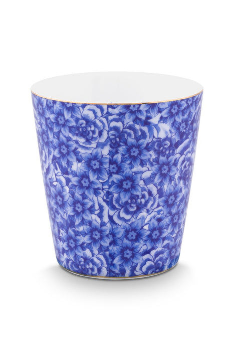 Pip Studio Royal Flower Beker met Blue Theetip - Porselein - 230 ml