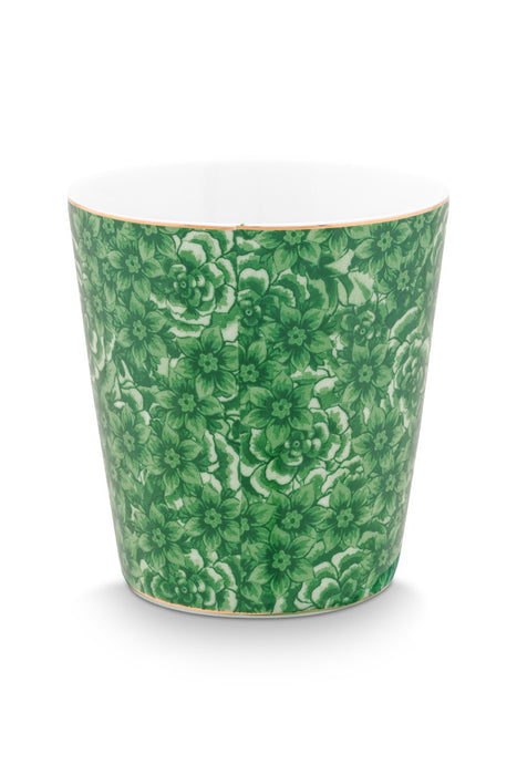 Pip Studio Royal Flower Beker met Green Theetip - Porselein - 230 ml