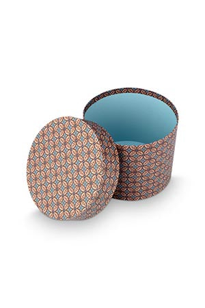 Pip Studio Blooming Tales Blue-Khaki Dozenset 3 Stuks