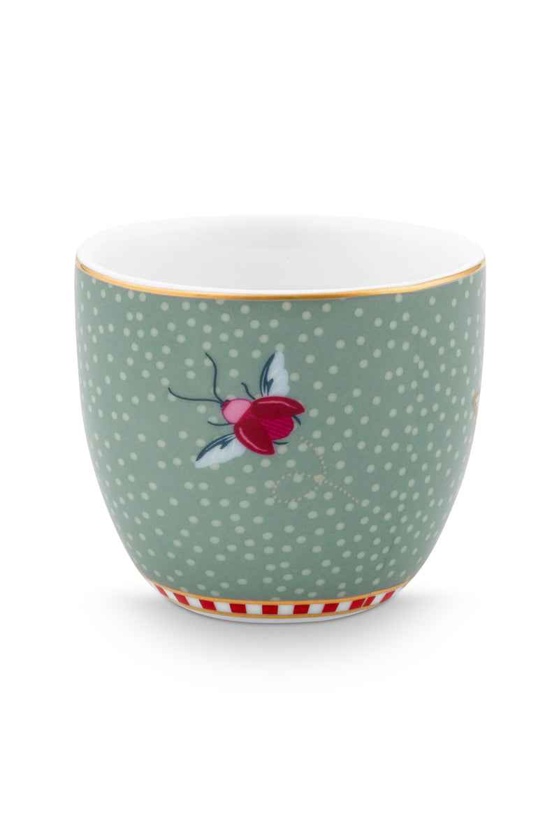 Pip Studio Blooming Tales Fantasy Blue Eierdopje - Porselein - Ø 4,7 cm