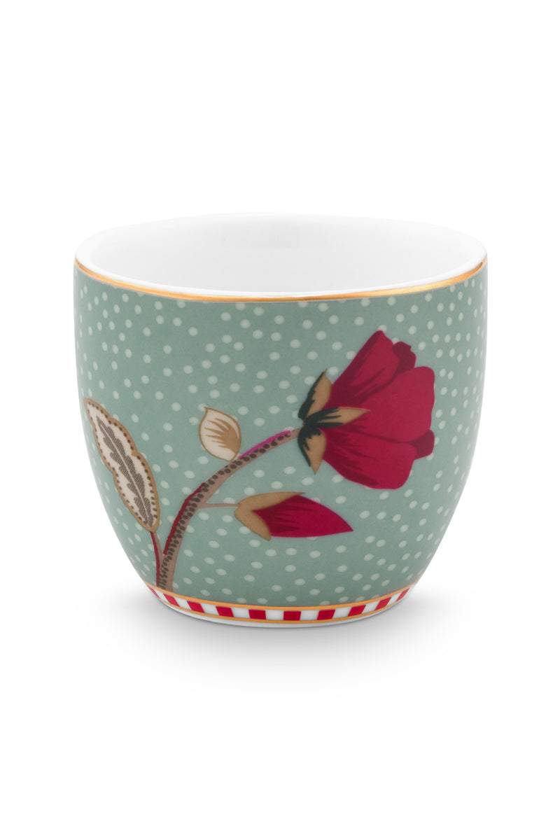 Pip Studio Blooming Tales Fantasy Blue Eierdopje - Porselein - Ø 4,7 cm