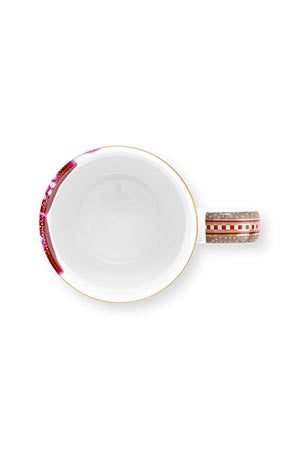 Pip Studio Blooming Tales Fantasy Khaki Beker - Porselein - 200 ml