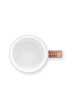 Pip Studio Blooming Tales Khaki Beker - Porselein - 200 ml