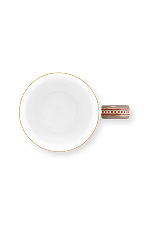 Pip Studio Blooming Tales Khaki Beker - Porselein - 365 ml