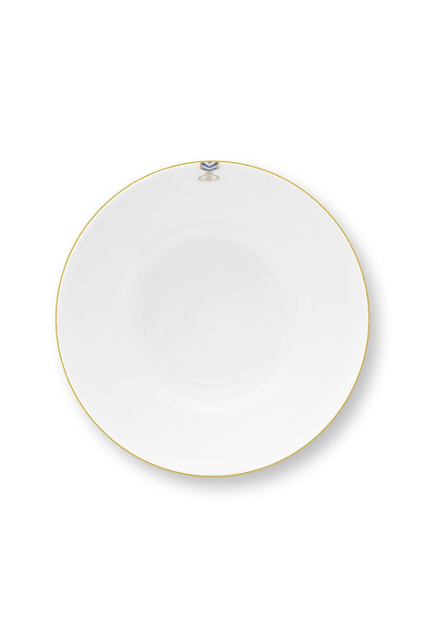 Pip Studio Chique Stripes Pink-Green Schaaltje - Bone China - Ø 15,5 cm