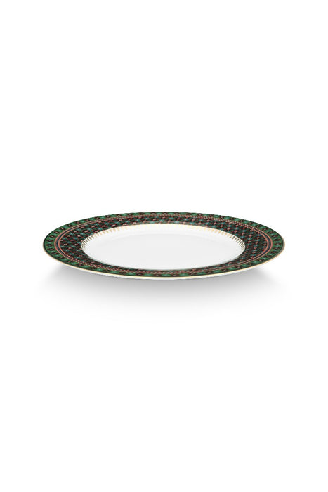 Pip Studio Clover Green Dinerbord - Porselein - Ø 26,5 cm