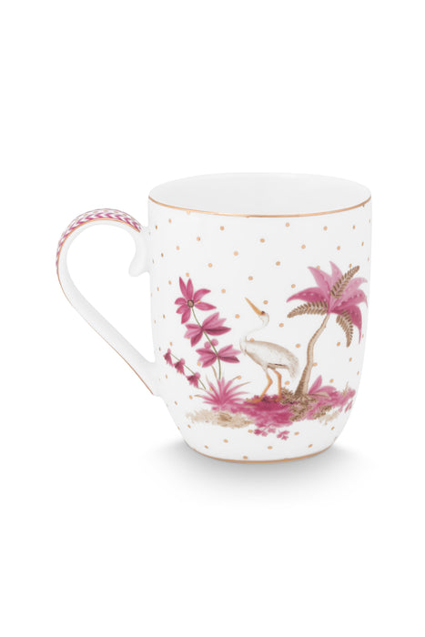 Pip Studio Jolie Dots Gold Pink Beker - Porselein - 145 ml
