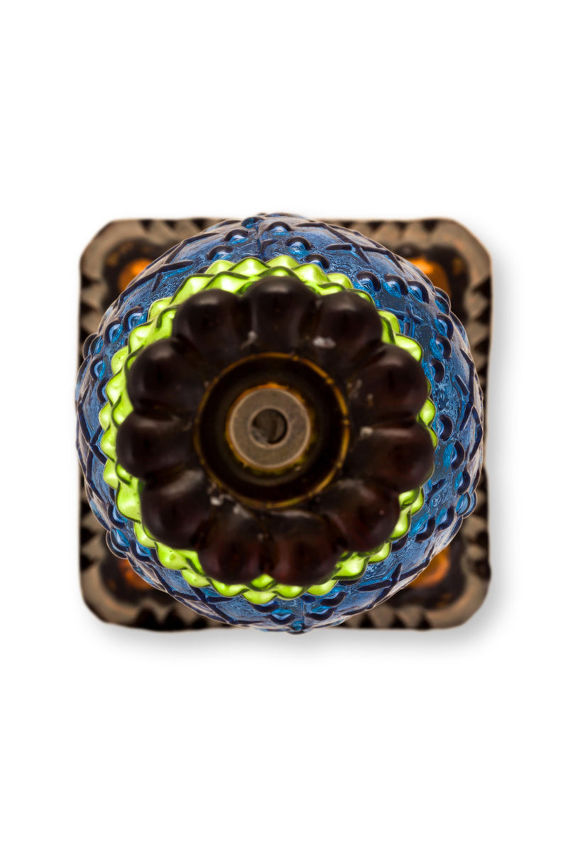 Pip Studio Bead Blue-Green Kandelaar - Glas - 30 cm