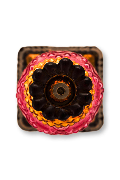 Pip Studio Bead Red-Yellow Kandelaar - Glas - 30 cm