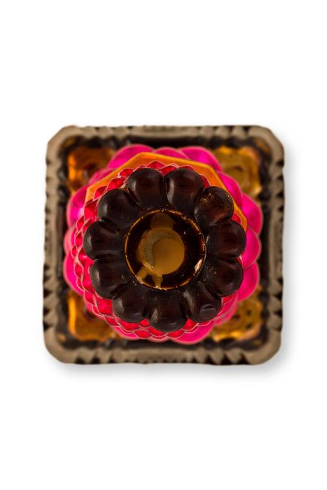 Pip Studio Bead Red-Yellow Kandelaar - Glas - 23,5 cm
