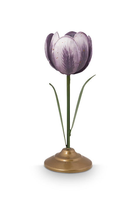 Pip Studio Tulip Lilac Kandelaars - Metaal - Set van 2