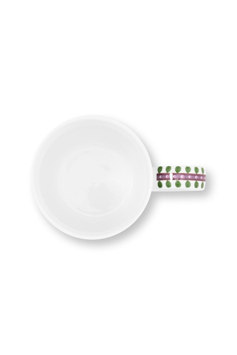 Pip Studio Lily & Lotus Off White Beker - Porselein - 200 ml