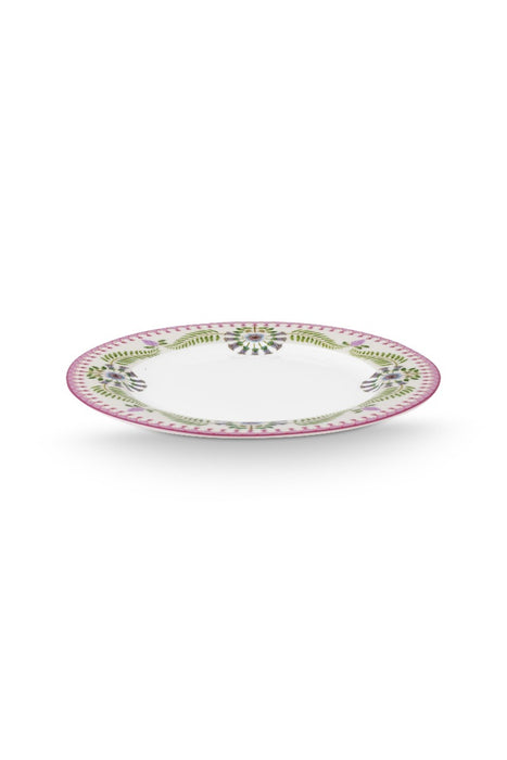 Pip Studio Lily & Lotus Off White Ontbijtbord - Porselein - 23 cm