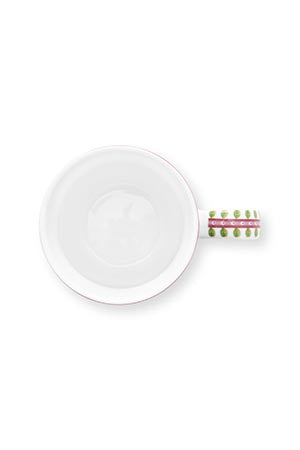 Pip Studio Lily & Lotus Yellow Beker - Porselein - 365 ml