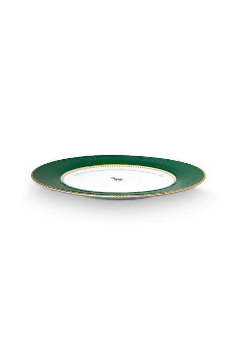 Pip Studio Love Birds Dark Green Dinerbord - Porselein - Ø 26,5 cm