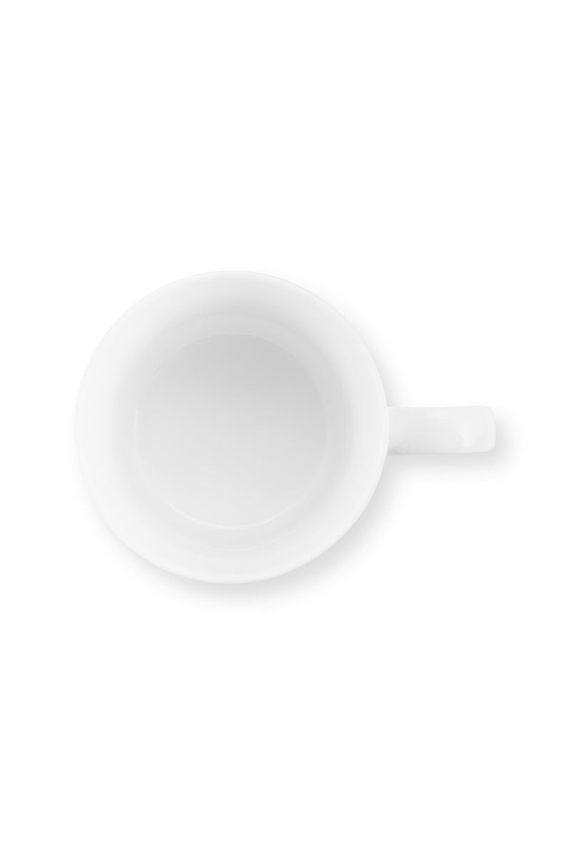 Pip Studio Love Birds Medallion Deer Dark Green Beker - Porselein - 150 ml