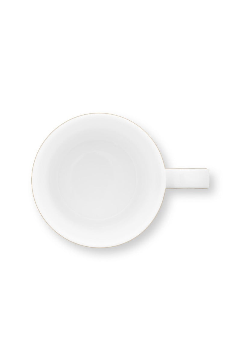 Pip Studio Love Birds Medallion Stripes Emerald-Green Beker - Porselein - 150 ml