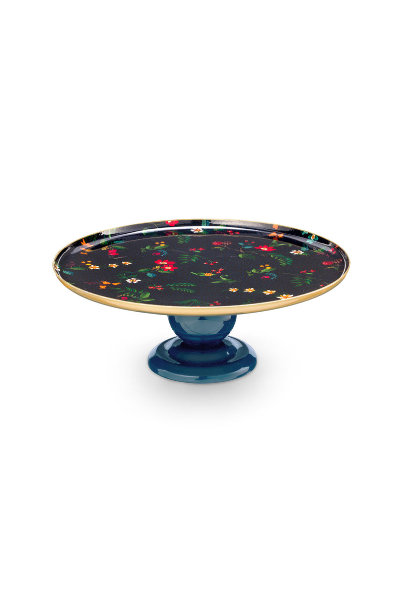 Pip Studio Serveerschaal Sphere Berry Blues Blue - Metaal - 24 cm x 9 cm