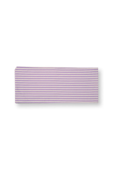 Pip Studio Stripes Lilac Tafelkleed - 100% Katoen - 160 cm x 250 cm